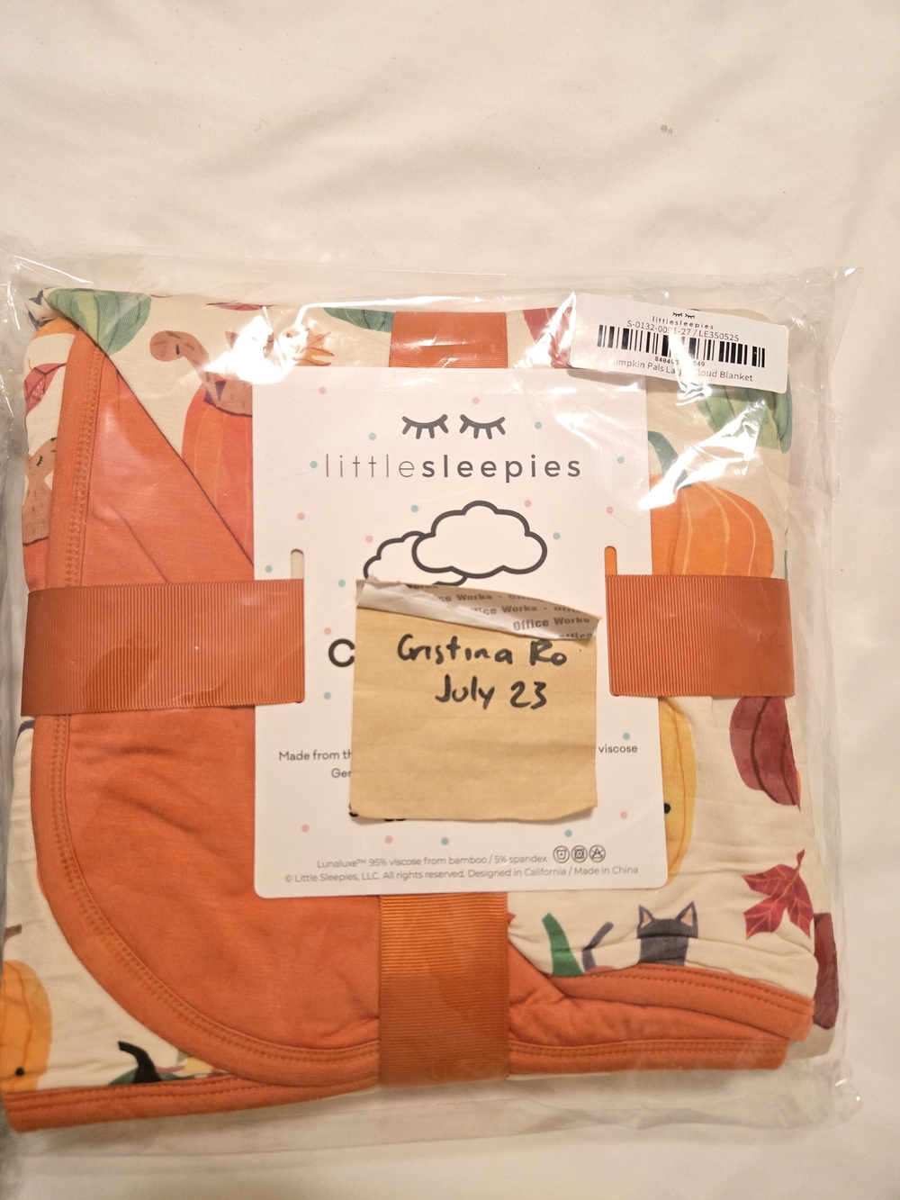 Little Sleepies  Large Blanket